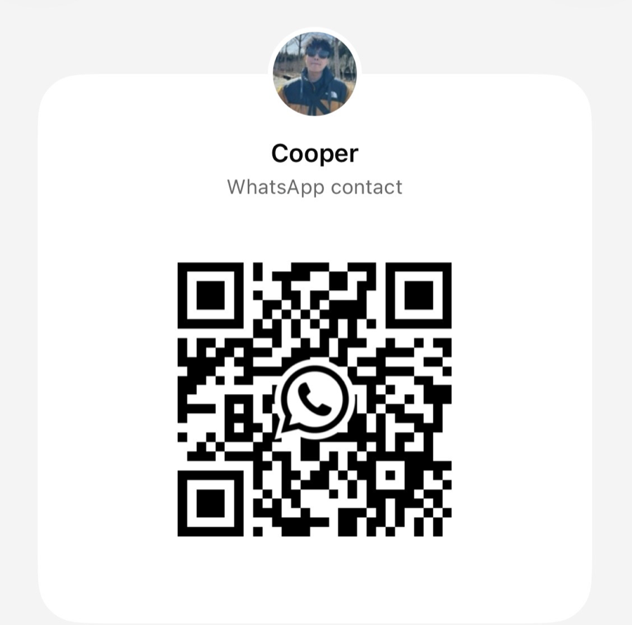 WhatsAppでCooperに連絡するためのQRコード